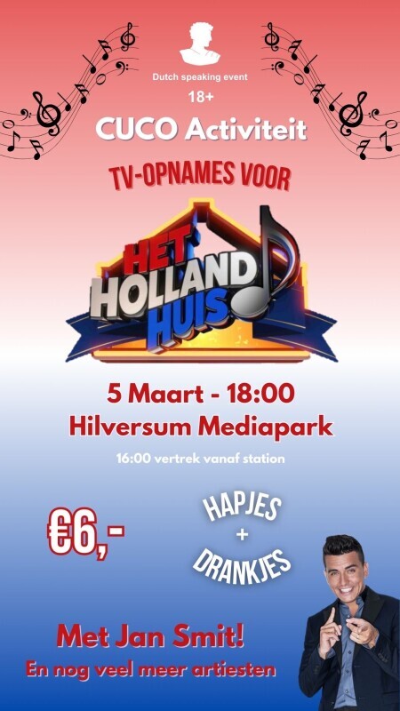 CuCo Huis van Holland tv opnames